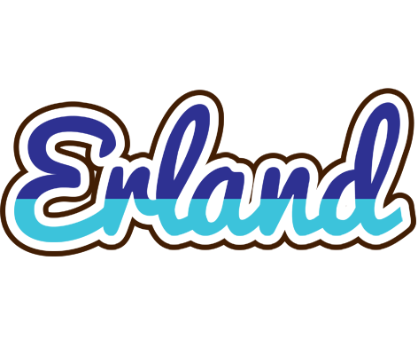 Erland raining logo