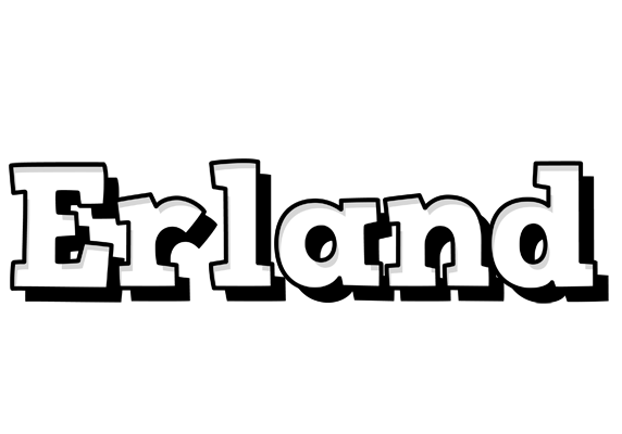 Erland snowing logo