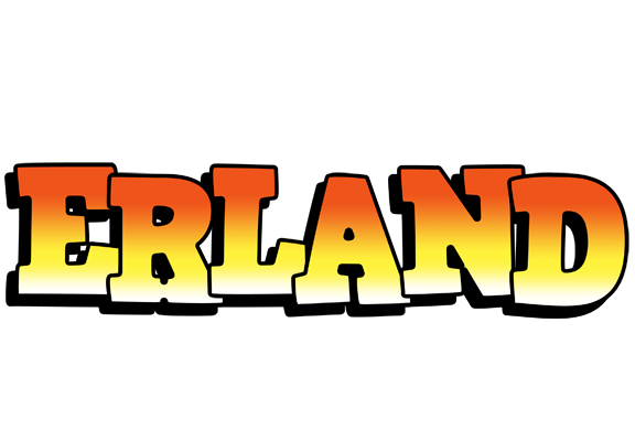 Erland sunset logo