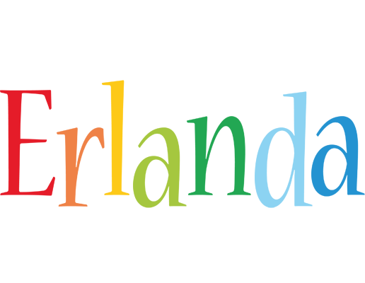 Erlanda birthday logo