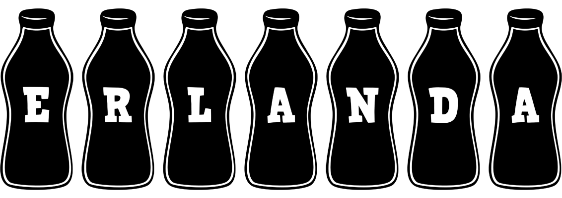 Erlanda bottle logo