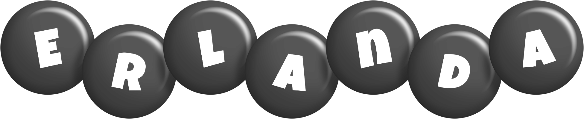 Erlanda candy-black logo