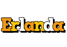 Erlanda cartoon logo