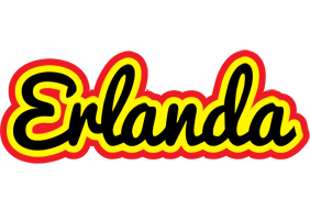 Erlanda flaming logo