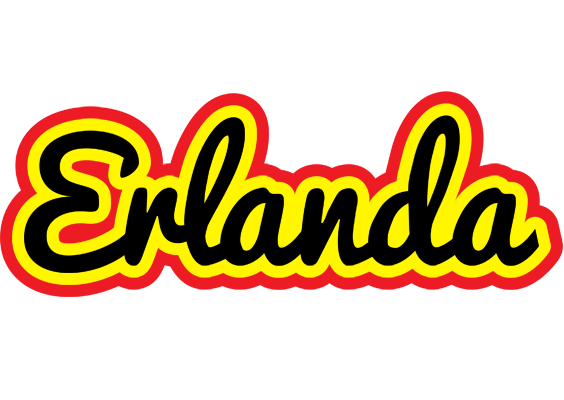 Erlanda flaming logo