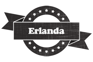 Erlanda grunge logo