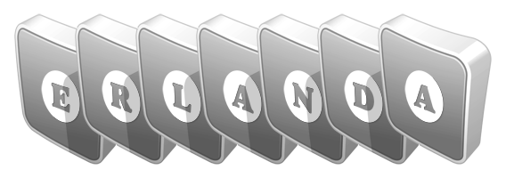 Erlanda silver logo