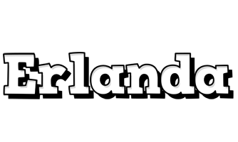 Erlanda snowing logo