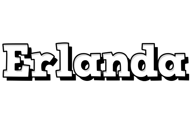 Erlanda snowing logo