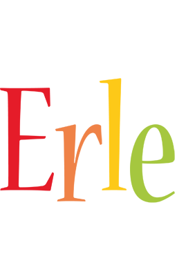 Erle birthday logo