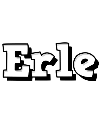 Erle snowing logo