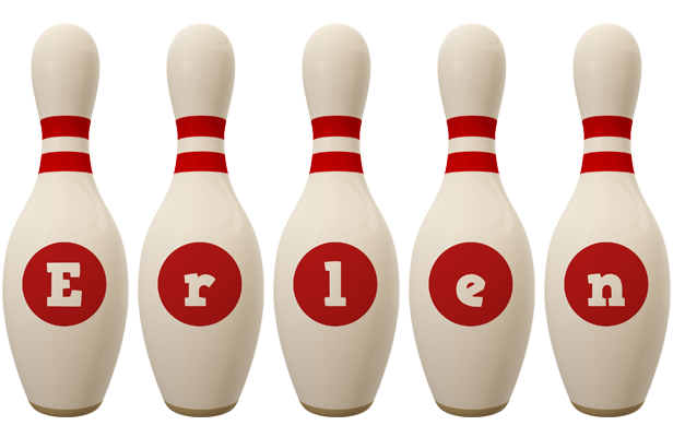 Erlen bowling-pin logo