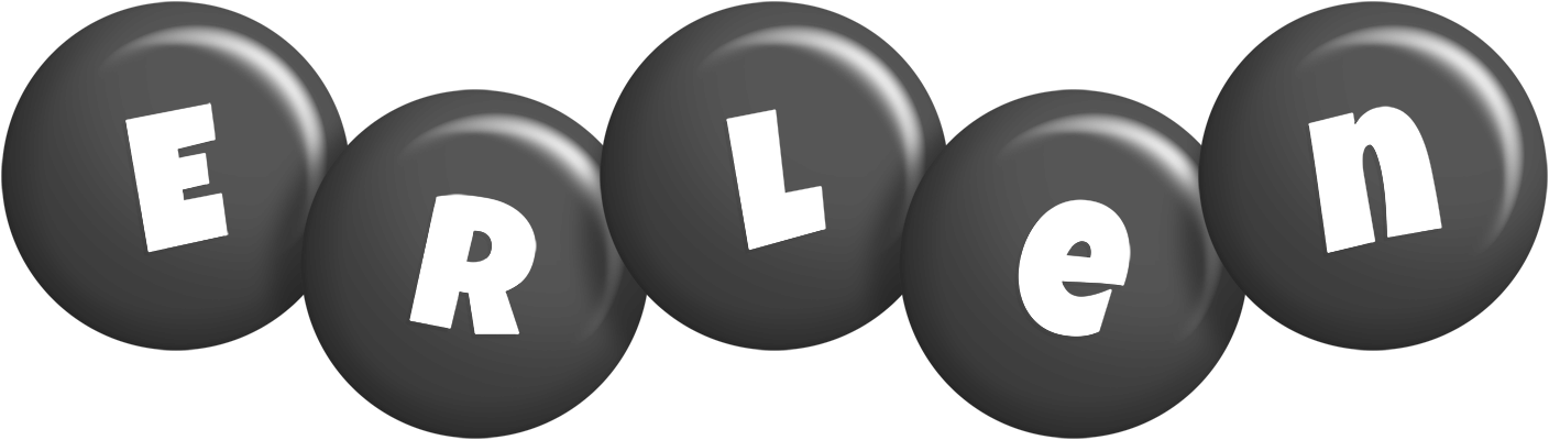 Erlen candy-black logo