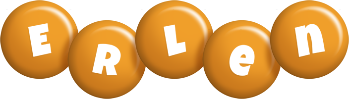 Erlen candy-orange logo