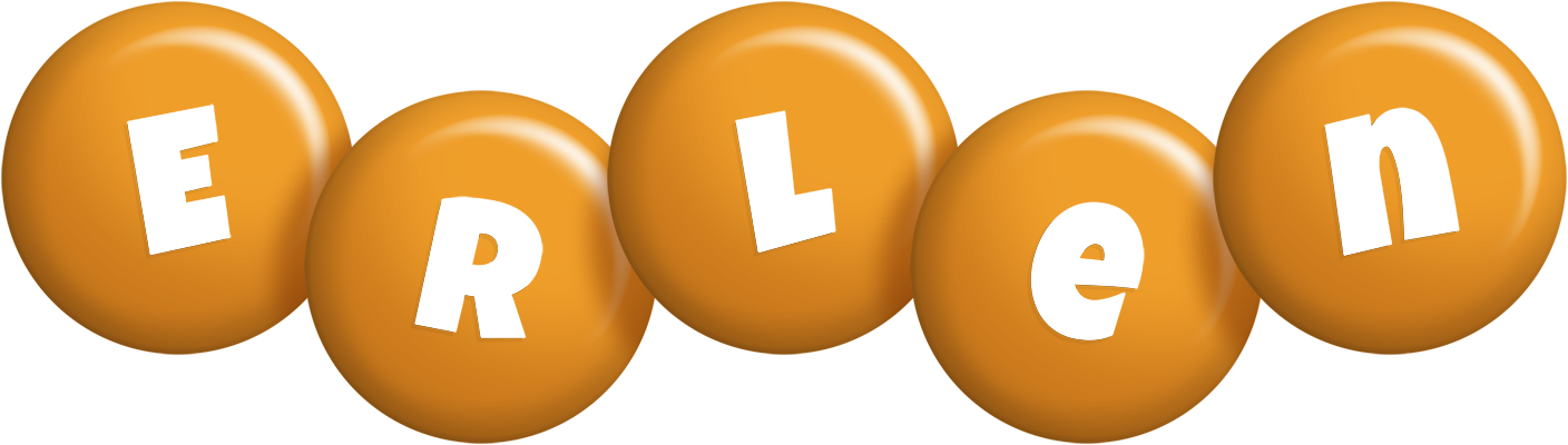 Erlen candy-orange logo