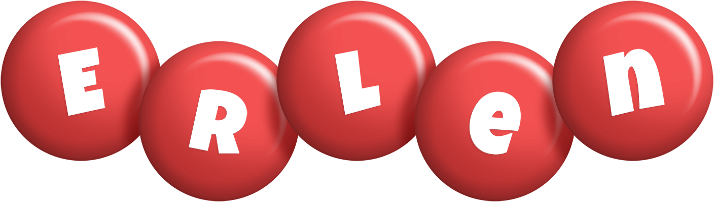 Erlen candy-red logo