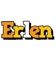 Erlen cartoon logo