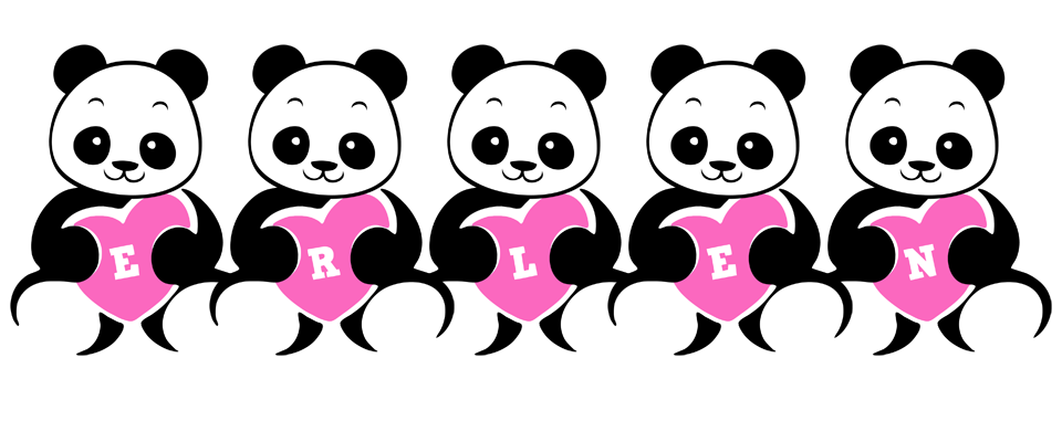 Erlen love-panda logo