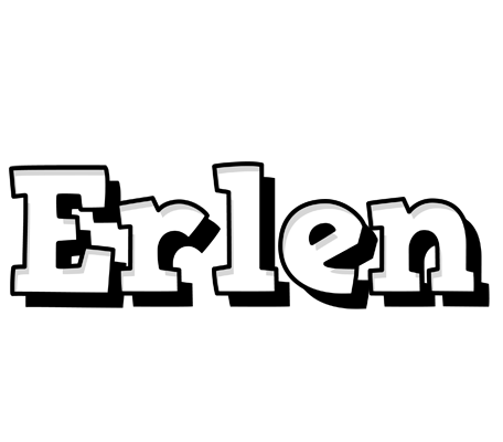 Erlen snowing logo
