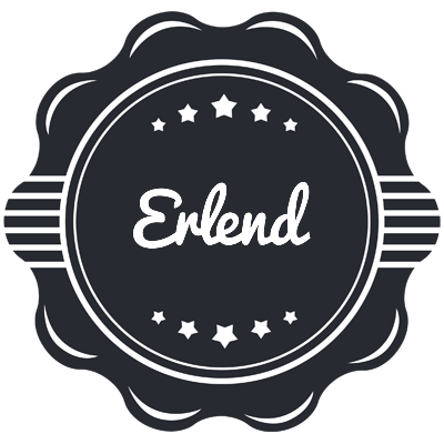 Erlend badge logo