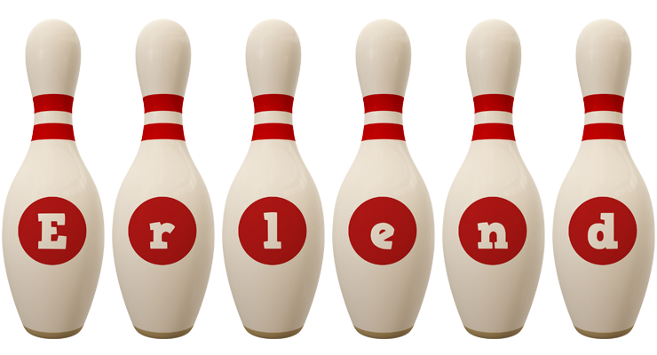 Erlend bowling-pin logo
