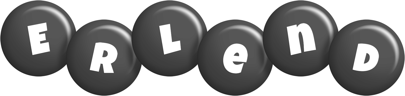 Erlend candy-black logo
