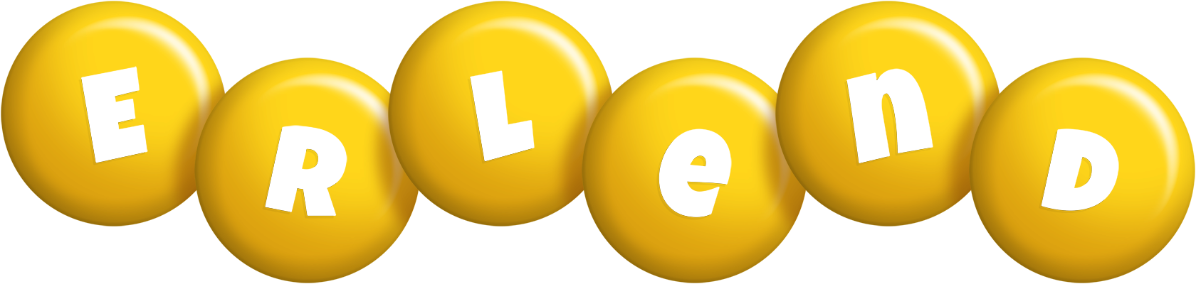 Erlend candy-yellow logo