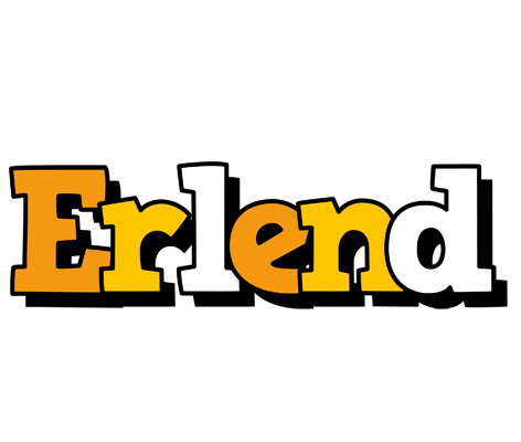 Erlend cartoon logo