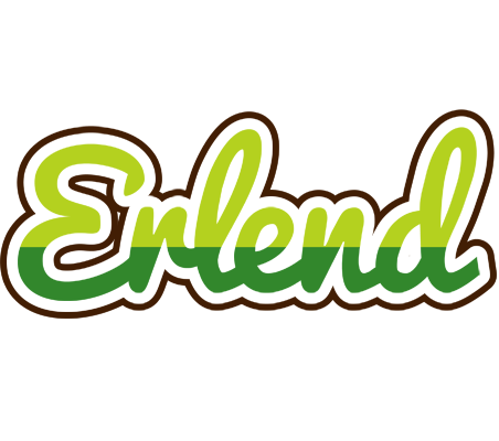 Erlend golfing logo