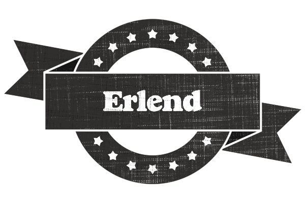Erlend grunge logo