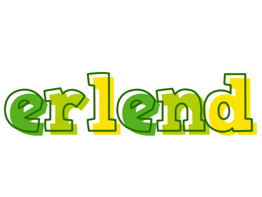 Erlend juice logo