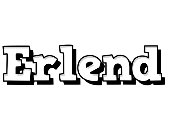 Erlend snowing logo