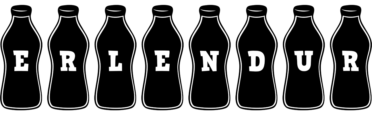 Erlendur bottle logo