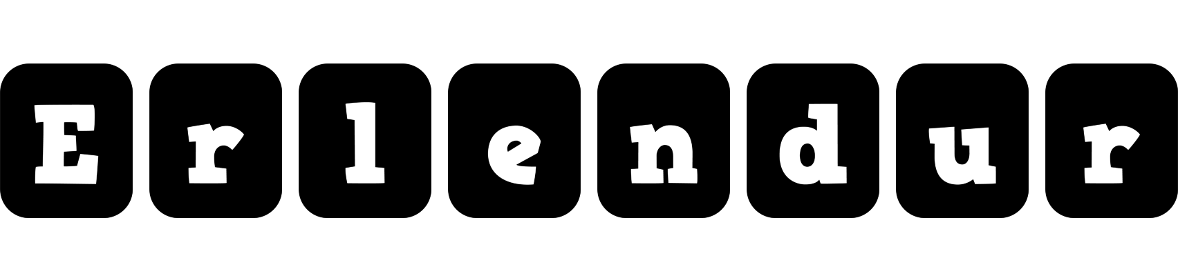 Erlendur box logo