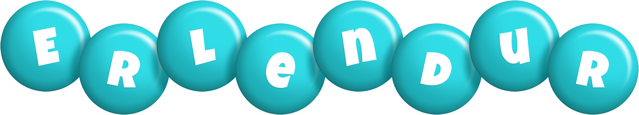 Erlendur candy-azur logo