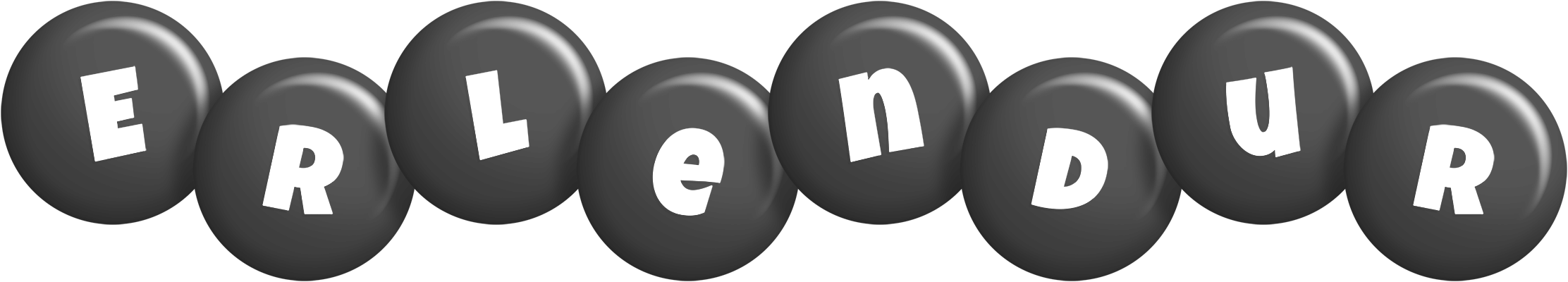 Erlendur candy-black logo