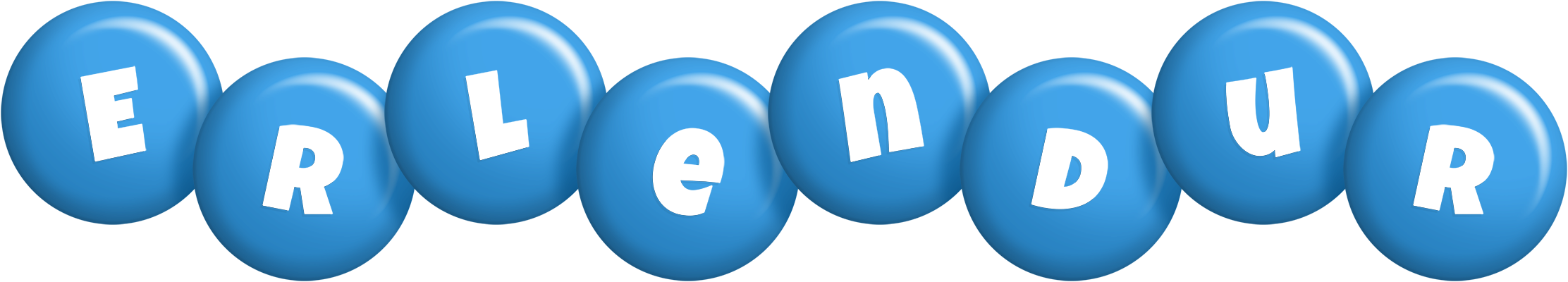 Erlendur candy-blue logo