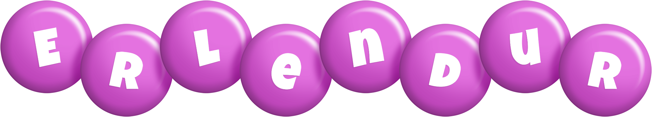 Erlendur candy-purple logo