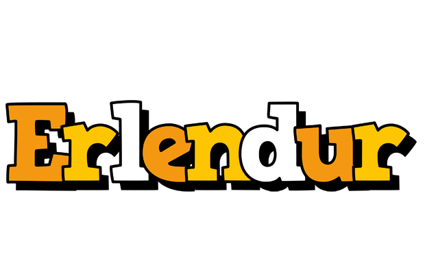 Erlendur cartoon logo