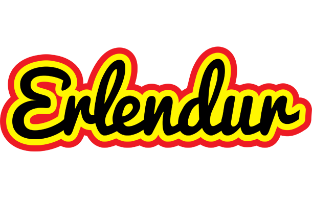 Erlendur flaming logo
