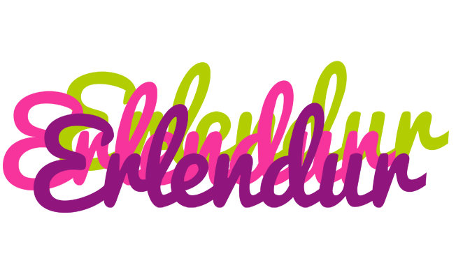 Erlendur flowers logo
