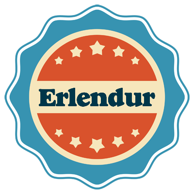 Erlendur labels logo