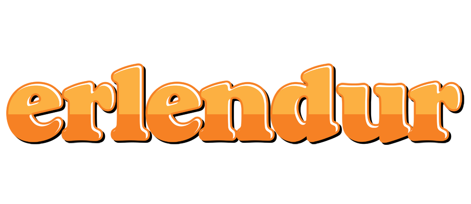 Erlendur orange logo