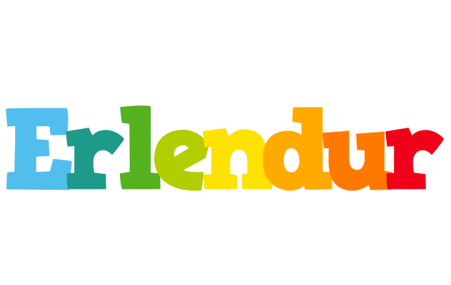 Erlendur rainbows logo