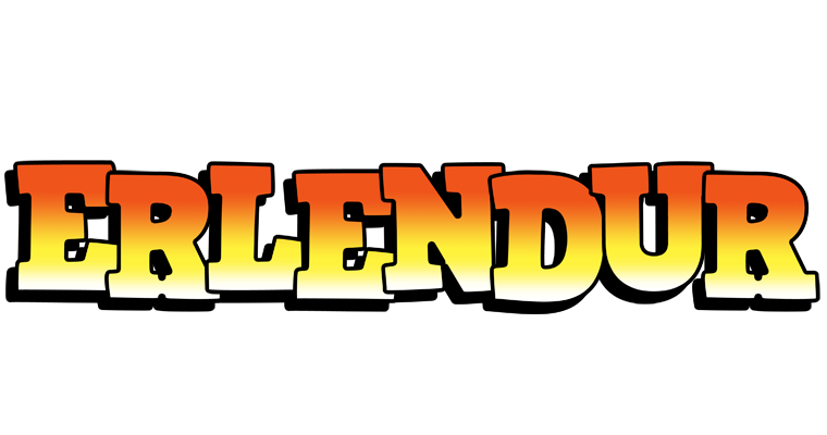 Erlendur sunset logo