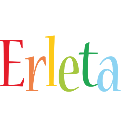 Erleta birthday logo