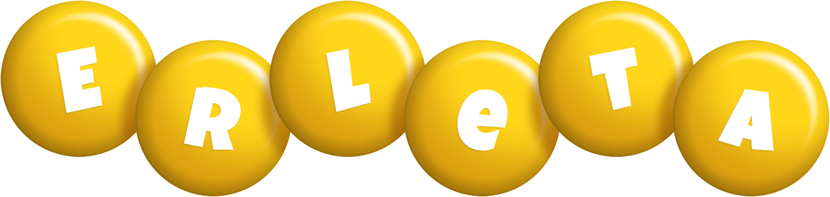 Erleta candy-yellow logo