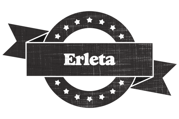 Erleta grunge logo