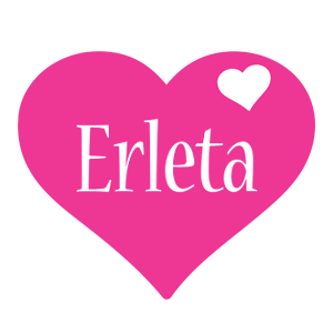 Erleta love-heart logo