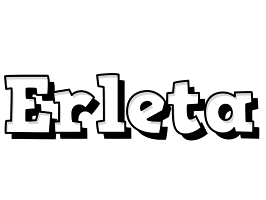 Erleta snowing logo